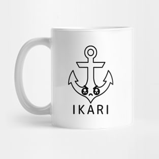 Japanese Pun Anchor/Anger "ikari" Kawaii Mug